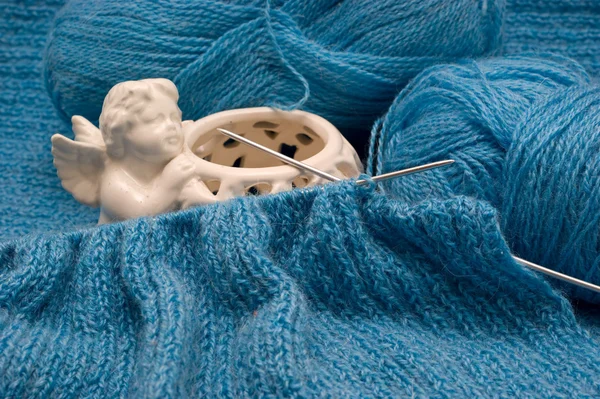 Ruční pletení — Stock fotografie