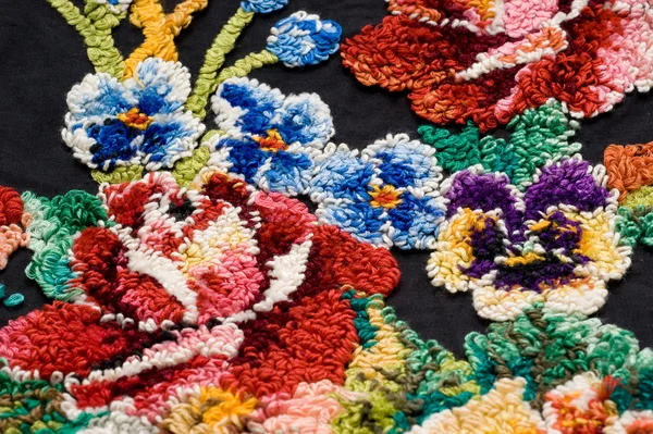 Fragment of embroidery — Stock Photo, Image