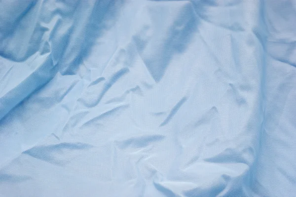 Mavi sentetik kumaş — Stok fotoğraf