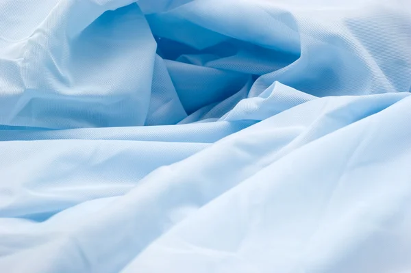 stock image Blue synthetic fabric