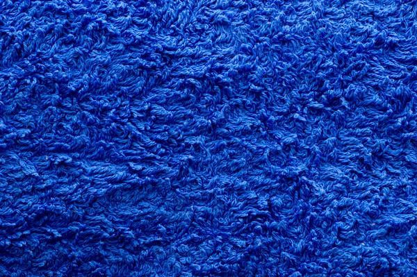 Blue cotton fabric — Stock Photo, Image