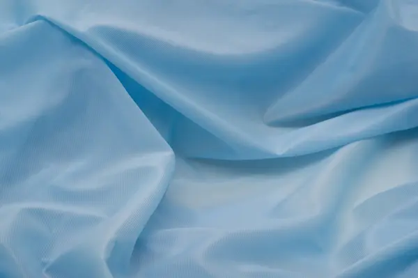 stock image Blue synthetic fabric