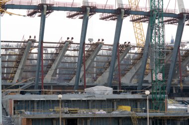 kiev olimpik stadyumda yeniden inşası