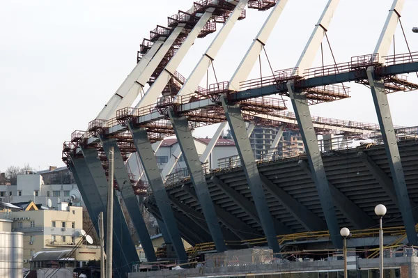 Реконструкция Олимпийского стадиона в Киеве — стоковое фото
