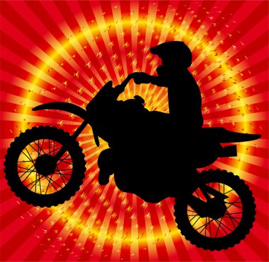 Motorcyclist clipart