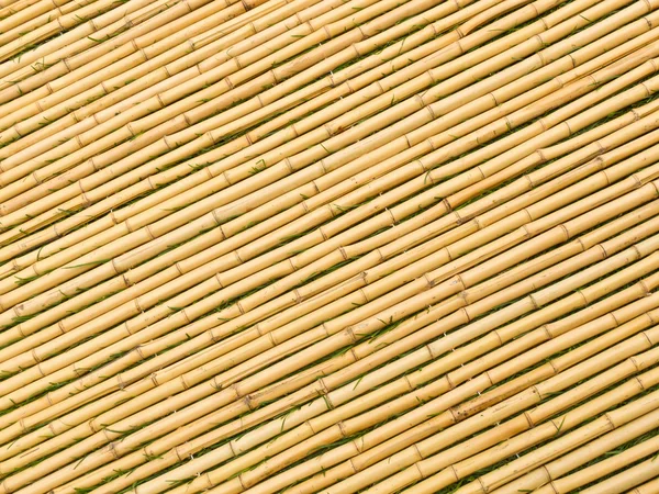 Bambusová rohož šikmé tyčinky — Stock fotografie