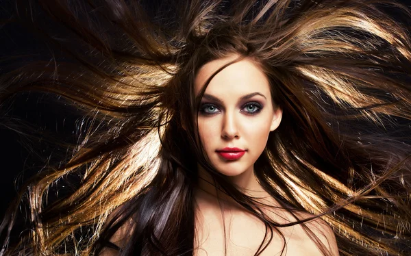 Hair in motion — Stock Photo, Image