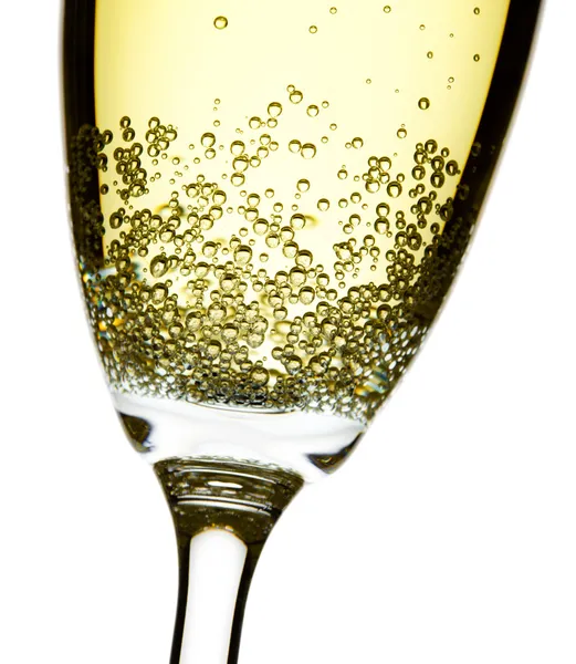 Champagne fluit close-up — Stockfoto