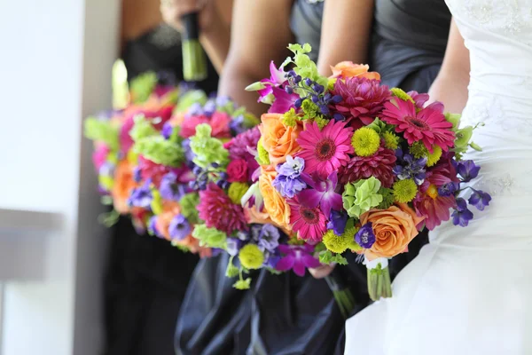 Bridal Party Flowers Stock Image