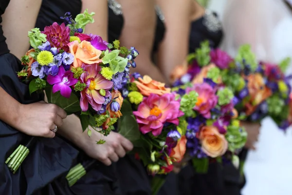 Květiny svatební party Stock Snímky