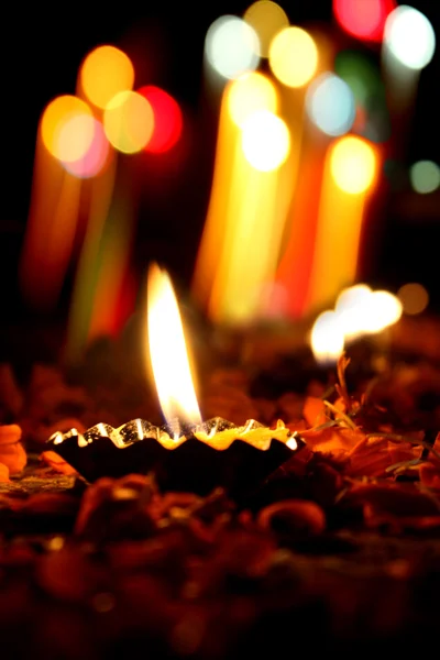Diwali lámpák — Stock Fotó