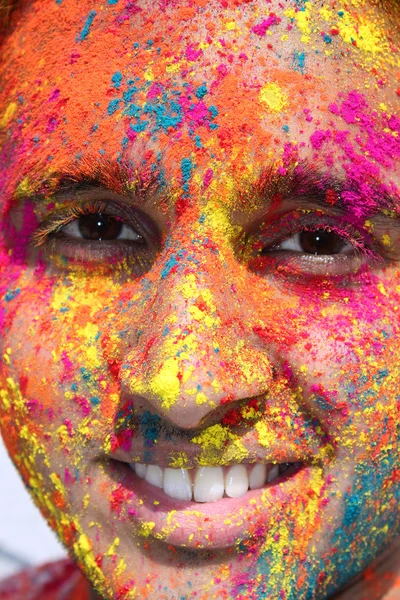 Kolorowe twarz — Zdjęcie stockowe