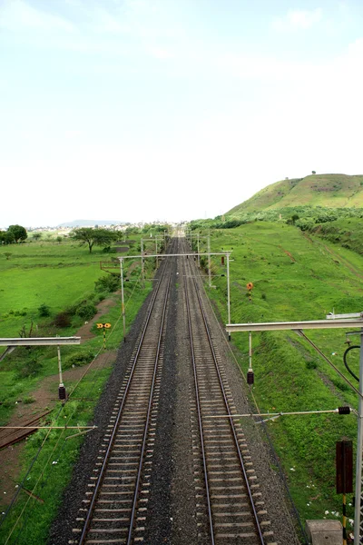 Kırsal demiryolu parça — Stok fotoğraf