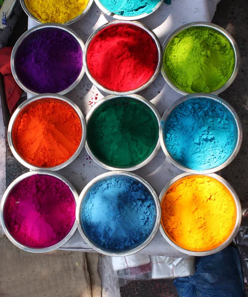 Holi kleuren — Stockfoto