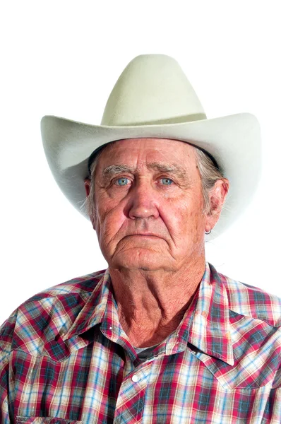 Weiser alter Cowboy — Stockfoto