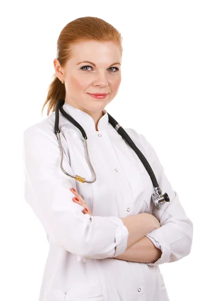 Beautiful successful female doctor — Stock Photo, Image