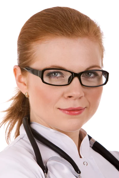 Krásný úspěšný ženský lékař — Stock fotografie