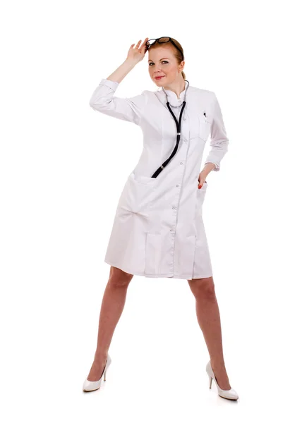 Krásný Úspěšný Ženský Lékař — Stock fotografie