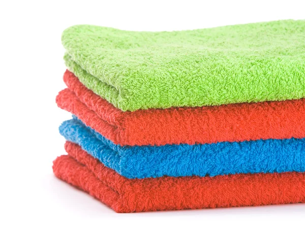 Farbige Handtücher — Stockfoto
