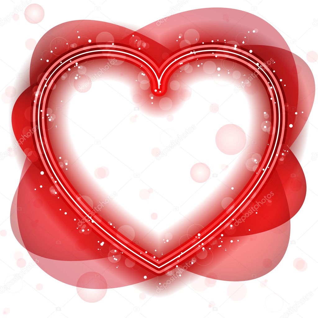 Vector - Happy Valentine's Day Neon Heart
