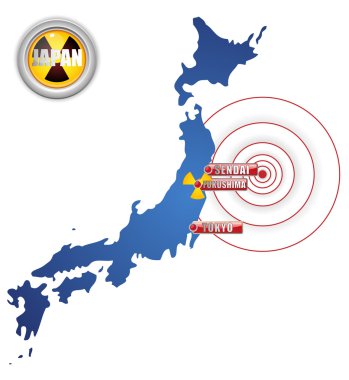 Japan Earthquake, Tsunami and Nuclear Disaster 2011 clipart