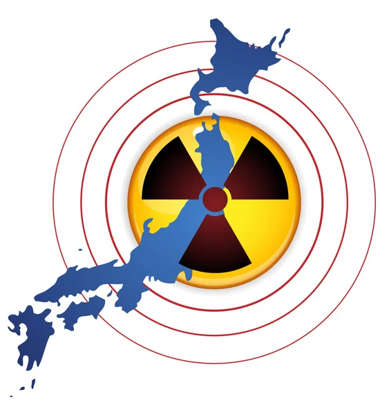 Japão Terramoto, Tsunami e Desastre Nuclear 2011 —  Vetores de Stock