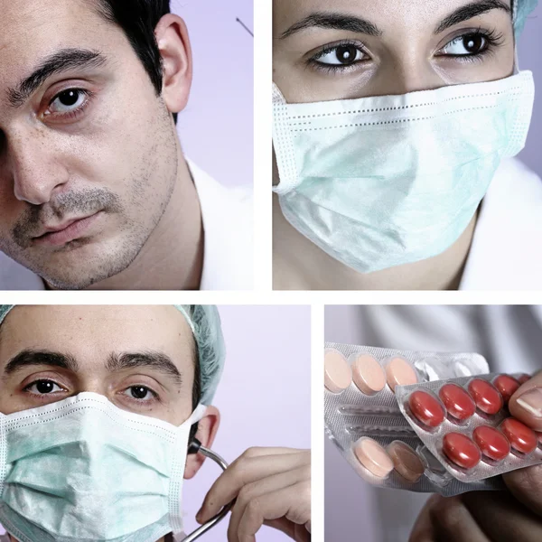 Medical collage. — Stock Photo, Image