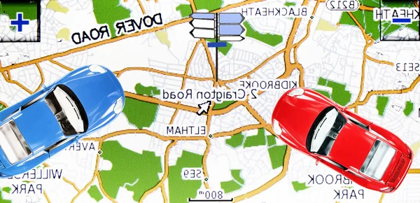 GPS screen — Stock Photo, Image