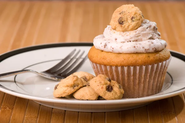 Cookie Dough Cupcake — Zdjęcie stockowe