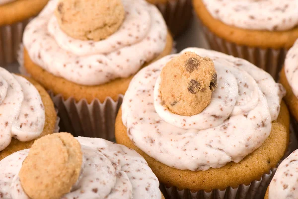 Cookie Dough Cupcakes — Zdjęcie stockowe