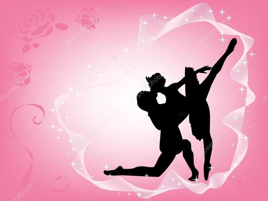 Ballet Couple — Stock Vector © Huhli13 4757611 