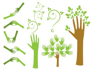 Hands logo clipart