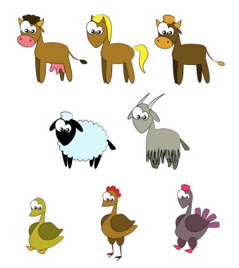 Farm animals clipart