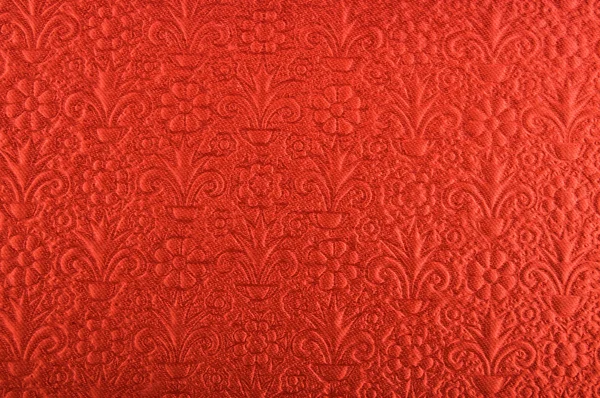 붉은 꽃 패턴 — 스톡 사진
