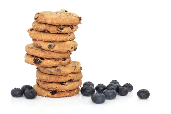 Blueberry Cookie Snack — Stock Photo, Image