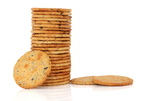 Olajbogyó cracker keksz — Stock Fotó