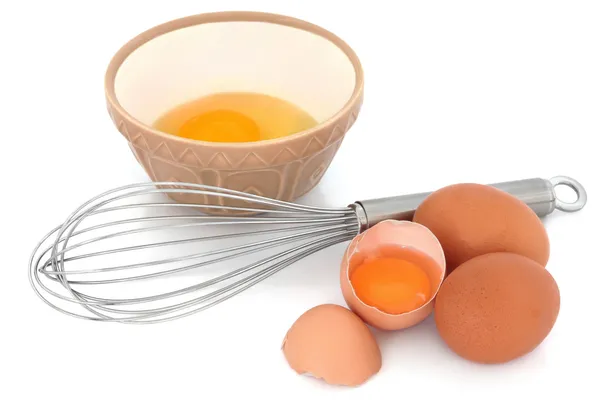 Gespikkelde eieren en Garde — Stockfoto
