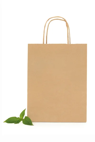 Recycled Paper Carrier Bag — Stock Photo, Image