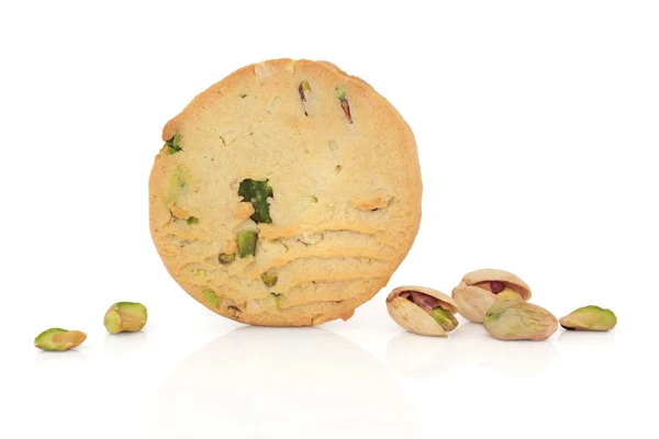 Pistachio Shortbread Biscuits — Stock Photo, Image