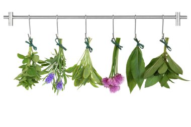 Drying Herb Bunches clipart