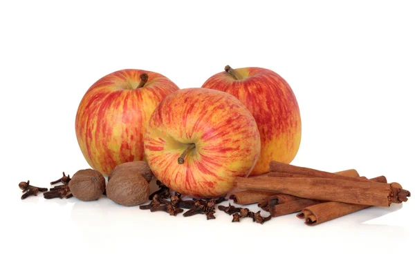 Appels en specerijen — Stockfoto