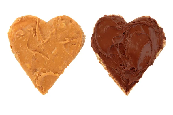 Peanut Butter and Chocolate Snack — Stock Photo, Image