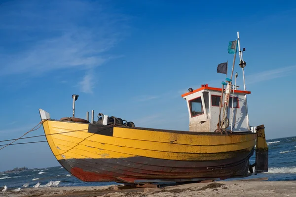 stock image Fishermen boat