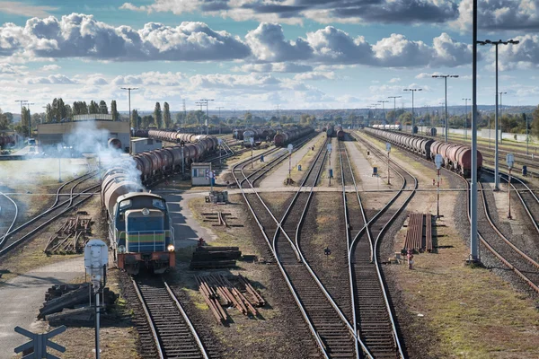 stock image Transportation on a railway