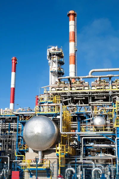 Part of a big oil refinery — Stock Photo, Image