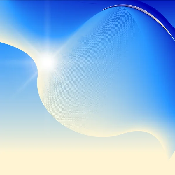 抽象的な背景の淡いブルー — ストックベクタ