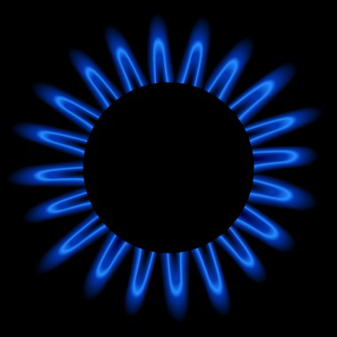 Natural gas flame clipart