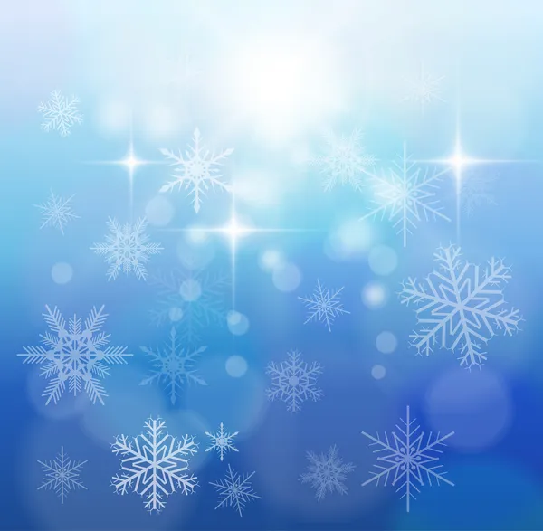 Волшебный зимний фон — стоковый вектор