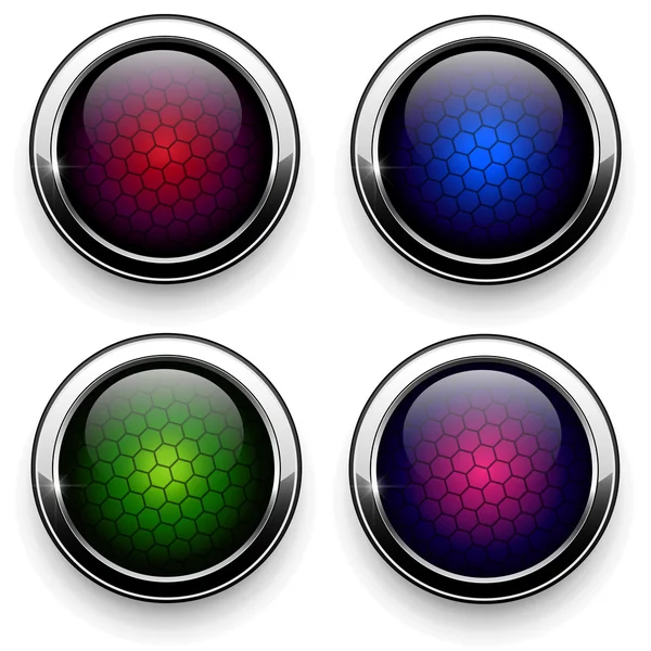 Web кнопки — стоковий вектор