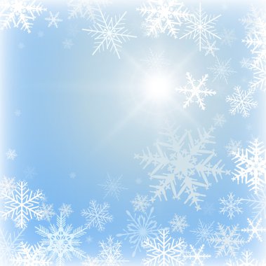 Winter background clipart